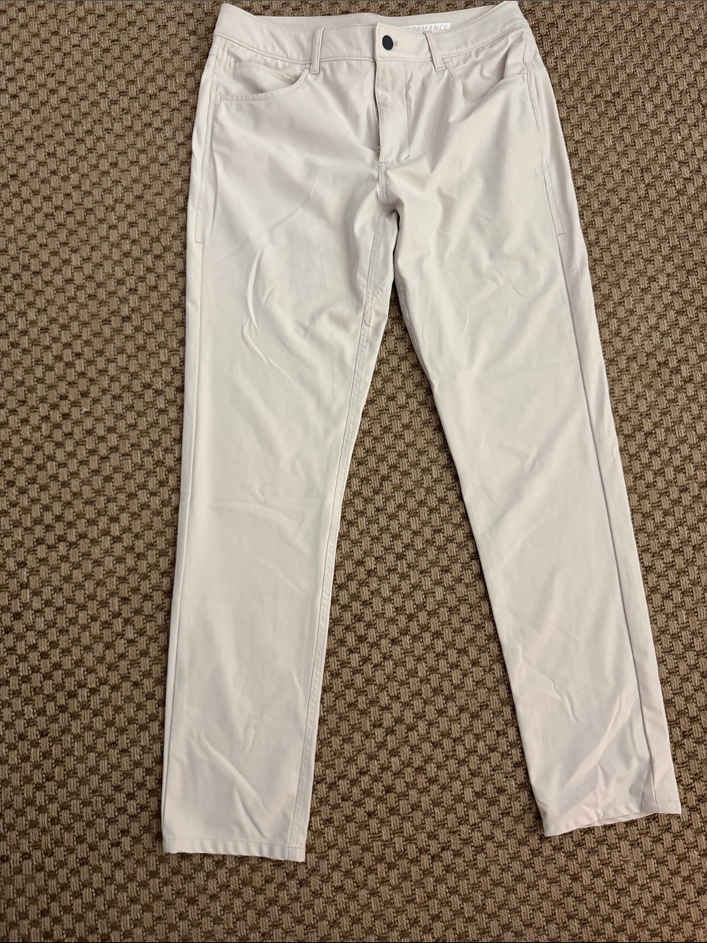 johnnie-O Cream/Beige Stretch Chino Pants
